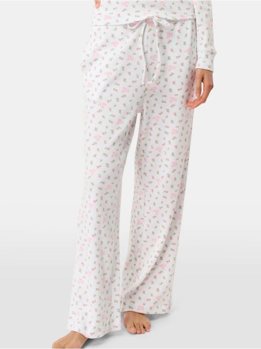 Roller Rabbit Mini Monkey Blossom Rosemary Pajama Pants, Size XL